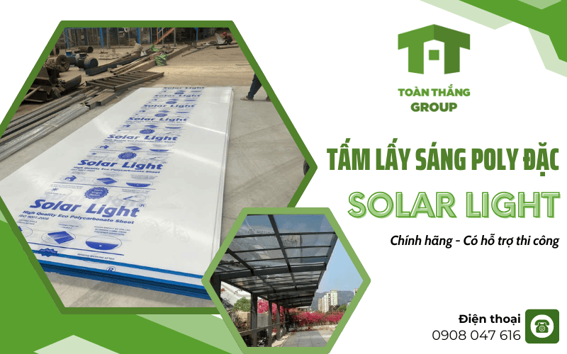 Tấm lấy sáng Poly đặc Solar Light