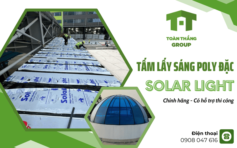 Tấm lấy sáng Poly đặc Solar Light