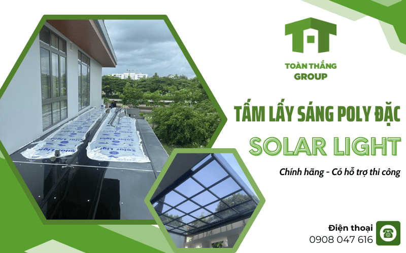 Tấm lấy sáng Poly đặc Solar Light