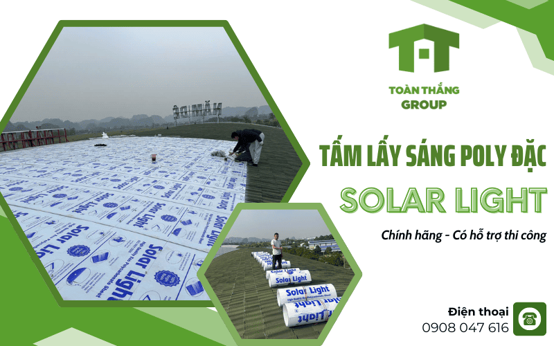 Tấm lấy sáng Poly đặc Solar Light