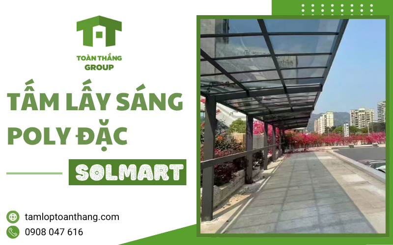 tấm lấy sáng Poly đặc Solmart