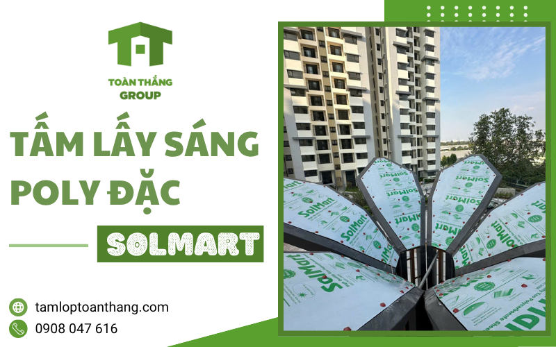tấm lấy sáng Poly đặc Solmart