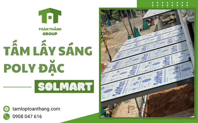 tấm lấy sáng Poly đặc Solmart