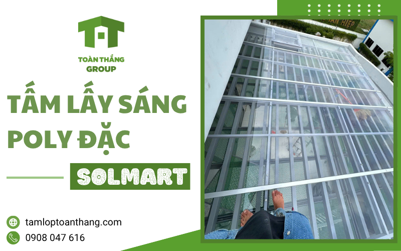 tấm lấy sáng Poly đặc Solmart