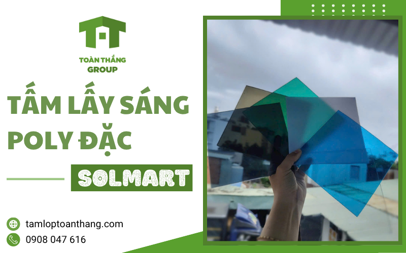 tấm lấy sáng Poly đặc Solmart