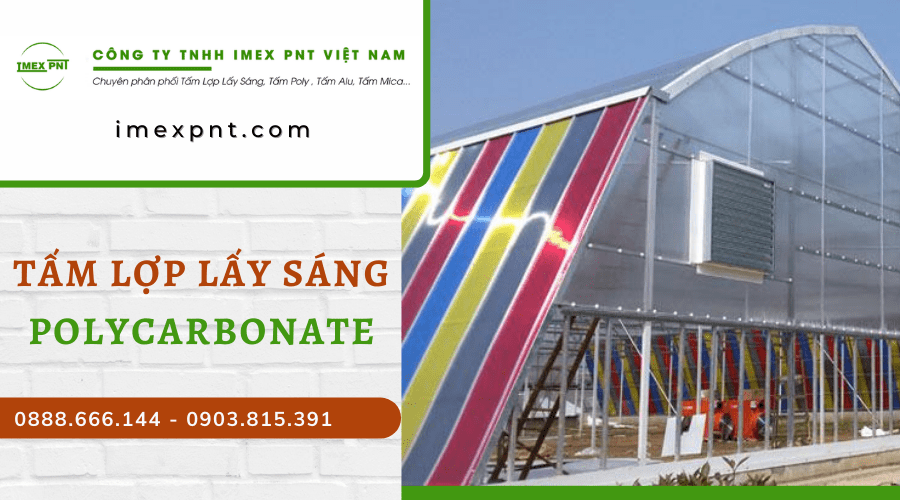 tấm lợp lấy sáng polycarbonate