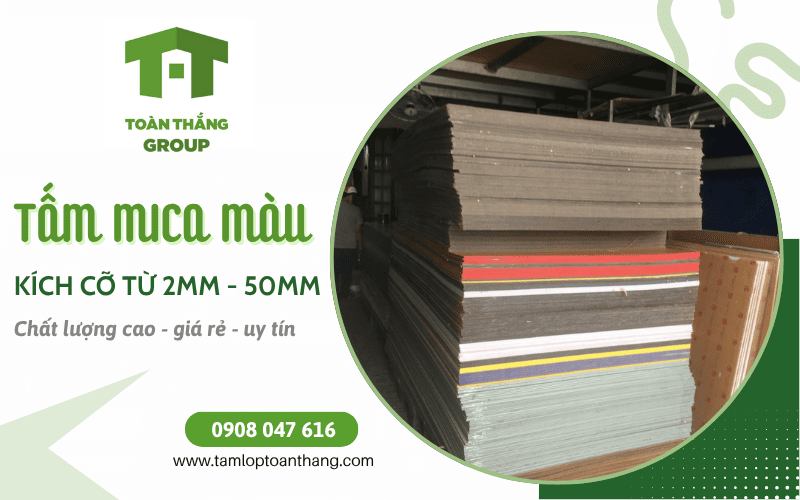 tấm mica màu