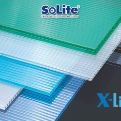 Tấm lợp lấy sáng polycarbonate rỗng ruột Solite