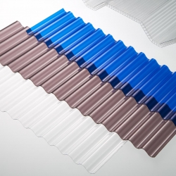 Tôn sóng vuông lấy sáng polycarbonate Solartuff 11 sóng
